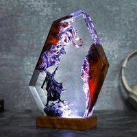 Amazon Bestseller: The Lord of the Rings Night Light, Dark Ring Epoxy Resin Lamp Decoration, Creative Birthday Gift