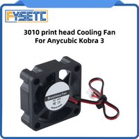 For Anycubic Kobra 3 Combo 3010 Extruder Fan Print Head Cooling Silent Fan 3d Printer Replacement Parts for Kobra 3