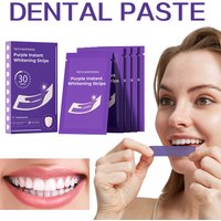 14 Pairs Purple Whitening Strips Kit For Sensitive Teeth Instantly Neutralizes Yellow Tones For Brighter Teeth for Men Women