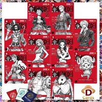 ONE PIECE Card Game Luffy/Zoro/Sanji/Nami etc Custom Red Magazine Promo Cards Texture Full-Art Foil high Quality Cards(Japanese)