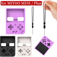 Silicone Protection Skin for MIYOO Soft Case Cover Sleeve Anti-Scratch Non-Slip with Lanyard for MIYOO MINI Plus Game Console