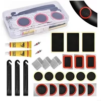 AliExpress NONE Portable Bike Tire Repair Kits with Bike Tire Levers, Rubber Patches Bicycles Inner Tube Puncture Patches Repair Tool