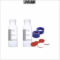 Chromatography Vial 1.5ml With 9mm Blue Open-topped Cap Automatic Parse Sample Bottle For Chromatography Experiment 100 / PK