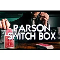 Parson Switch Box (Red/Blue) by Davey Rockit Magic Tricks Card Magia Magician Close Up Street Illusions Gimmicks Mentalism Props