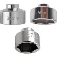27/32/36mm Car Oil Filter Socket Wrench Low Profile Oil Filter Wrench Housing Canister Cap Oil Filter Wrench For Mercedes-benz