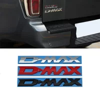 DMAX letter badge car stickers for ISUZU D-MAX MU-X JIM front hood logo refit accessories new old emblem pickup trunk labels