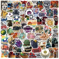 100Pcs Dungeons & Dragons Stickers D&D Stickers for Water Bottle, Laptop, Phone, Scrapbook, Journal, Bumper Gifts