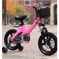 AliExpress TLXT New Magnesium Alloy Children's Bicycle Integrated Wheel Portable Safety Double Disc Brake 12-18 Inch Children's Bicycle 2024
