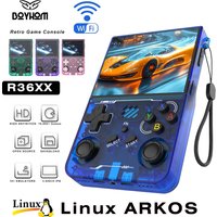 New updated R36XX Retro Handheld Game Console Linux ARKOS System Portable Pocket Video Player Wi-Fi for PS1 PSP N64 GBA Games