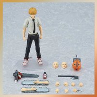 17cm Figma Chainsaw Man Denji 586 Articulated Pvc Action Figure Collectible Model Boxed Desktop Decoration For Anime Collectors