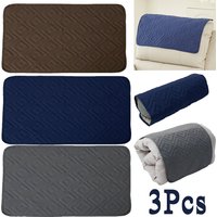 3Pcs Sofa Cover Recliner Headrest Protector Polyester Anti Slip Sofa Armchair Covers Wear Resistant Slipcovers Home Decorative