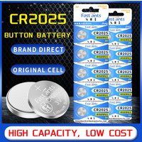 CR2025 3V Lithium Battery long lasting for Car Key Fob Remote Control gameboy replacement pokemon Button Coin Cell