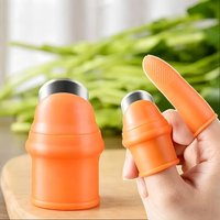 6pcs Finger Protector Silicone Thumb Knife Protector Gardening Pruning Tools for Harvesting Fruits and Vegetables