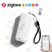 Zigbee 3.0 Temperature Humidity Sensor Thermometer IP65 Waterproof Compatible with Smart Life Yandex Alice Home Assistant Z2MQTT