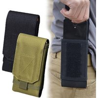 1Pc Outdoor Camouflage Bag Tactical Army Phone Holder Sport Waist Belt Case Waterproof Nylon EDC Sport Hunting Camo Bags