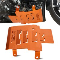 Aluminium Skid Plate Lower Engine Chassis Protection Guard for Harley 2023-Up CVO Street/Road Glide, 2024-Up Street/Road Glide