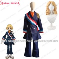 《Custom Size》Anime Dr.STONE Francois Cosplay Costume High Quality Cosplay Show Party Daily Wear Wig Halloween Carnival