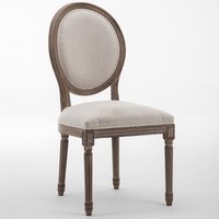French Vintage Dining Chairs Solid Wood Side Chair Nordic Designer Leisure Living Room Retro Accent Seat