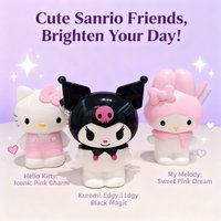 Sanrio Kuromi Hello Kitty Makeup Brush Storage Kawaii Pen Holder Desktop Organizer Stationery Student Gift Cute Melody