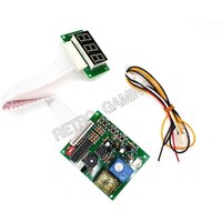 Panneau de commande de minuterie à 3 chiffres, JY-17B pièces, alimentation électrique, dispositif de sélection d'accepteur de pièces