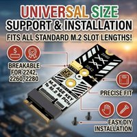 M.2 M Key to AE Key Adapter Card PH4203 NVMe To M.2 WiFi Wireless Network Card Converter For 2280 2260 2242 Mainboard