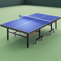 Table Tennis Table With Foldable and Movable Wheels Full Size Competitive Prices Pingpong Table
