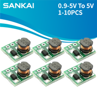 1/5/10PCS 1.5V 1.8V 2.5V 3V 3.3V 3.7V 4.2V To 5V 0.9-5V To 5V DC-DC Step-Up Power Module Voltage Boost Converter DIY Board