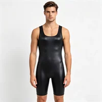 Men's Body Shapers U Neck Sleeveless Tops Pants Bodysuit Jumpsuit Waist Trimmers Corsets Leggings Tank Tops Shapewear Bodysuit