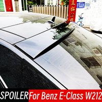 For 2008-2015 Mercedes Benz E-Class W212 E180 E200 E260 E300 E320 4 Door Rear Window Roof Spoiler Wings Car Tuning Accessories