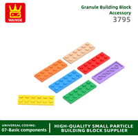 Wange 59Pcs/lot 3795 2x6 Basic Building Blocks Moc Colorful Parts Compatible with Bricks DIY Children Toys Assembly Gift Box