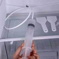 Refrigerator Drain Hole Cleaning Brush Set, 5/6Pcs Unclogger Tool - For Freezer Defrost Drain & Home Cleaning