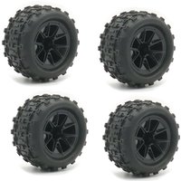Skidproof Rubber Wheel Tyre Wear-resistant Off-road Vehicle Tire Upgarde Parts for Smax 1625 1635 Wltoys 144001 124018 HBX16889