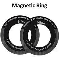 1pc Universal Magnetic Metal Ring Plate Sticker Wireless Charger Adapter for Magsafe Magnet Car Phone Holder Support