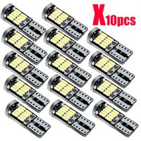 10pcs Led Canbus W5W T10 194 Car Light Bulb 26SMD 4014 Auto High Bright Wedge License Plate Clearance Dome Door Lamp