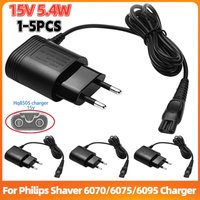 HQ8505 15V 5.4W EU Plug Power Adapter Electric Charger Supplies for Philips Shaver 6070/6075/6095 Shaving Machine Charging Cable