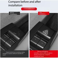 2PCS Emergency Door Warning Sticker for Tesla Model 3 Y Front Button Rear Pull Rope Decal accesorios coche