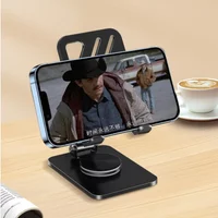 New Universal All Aluminum Alloy Foldable Desk Phone Holder Mount Stand for Mobile Phone Holder for Tablet Desktop Metal Holder