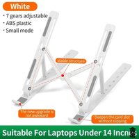 ABS Portable foldable computer monitor stand, adjustable laptop stand, suitable for small-sized tablet dock accessories