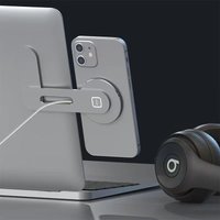 New Floating Screen Notebook Mobile Phone Holder Magnetic 15W Wireless Charging Car Mobile Phone Holder Office