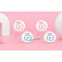 For Switch 2 Joypad Controller Cute Silicone Soft Thumb Grips Joystick Cap Analog Stick Protective Cover Game Accessories