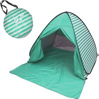 Pop Up Beach Tent 2-3Persons Automatic Quickly Open Outdoor Camping Tour UV50+ Portable Ultralight Sunscreen with Extended Mat