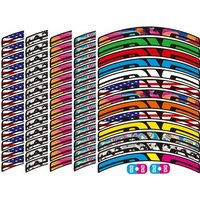 AliExpress NONE 15 Pieces/Sheet Riding Vinyl Stickers Durable Decals for Motorcycle Bike Wheelset Mountain Bike Road Bicycle Decor