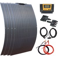 Photovoltaic Solar Panel 500w flexibles Solarpanel 200w 300w 400w w Solar Kit DIY Solarmodule Photovoltaik für 12V 24V Autobatterie Computer Balkon Boots haus