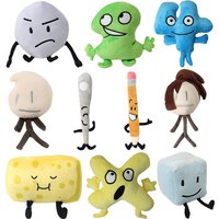 10Style Hot Battle for Dream Island Plush Toy Leafy Firey Flower Waterdrop Bubble Plushie Pillow Doll Kids Children Gift