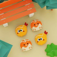 PlayVital Taiyaki Kitten Thumb Grips for Nintendo Switch,Switch Lite & OLED – Cute Joystick Caps for Joycon Controllers (4 Pcs)