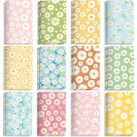 12/24/36pcs Little Daisy Notepads Daily Weekly Planner Notebook Journal Pocket Notebook School Stationery Gifts Supplies