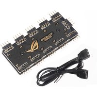 5V 3/4 Pin ARGB RGBW Cable ASUS AURA SYNC RGB 10 Hub Splitter SATA Power Extension Adapter LED Strip Light PC RGB Fan cooler