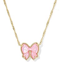 Colorful bow fashion necklace for women ins sweet and simple princess dopamine simple clavicle chain jewelry
