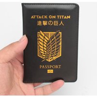 Anime Passport Holder Travel Wallet European American Anime Passport Covers Leather Passport Cover Wallets Travel Accessories