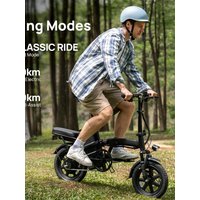 AliExpress URLIFE F1L ,14-inch All-terrain fat tire E-Mountain bike adult E-bike 250W 48V 7.5Ah battery Foldable Electric Bike